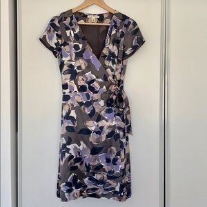 Banana Republic Satin wrap dress